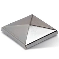 Pfostenkappe mit Flansch, verzinkt, für Vierkantrohr 40x40mm