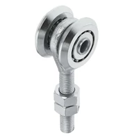 Scheunentor Rollenlaufwerk mit 2 Rollen, Ø42mm, kugelgelagert, M12, Traglast 100 kg