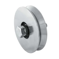 Schiebetorrolle Ø98mm, mit V92° Profil, kugelgelagert, M14, Traglast 250kg