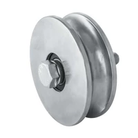 Schiebetorrolle Ø78mm, mit U Ø20mm Profil, doppelt kugelgelagert, M14, Traglast 500 kg