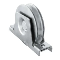Schiebetorrolle mit Innen-Stützbock, Ø78mm, U Ø20mm Profil, kugelgelagert, Traglast 250 kg