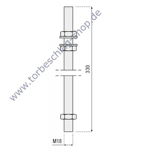Schraubanker 6er Set für Bodenplatte 301.8L und 301.9L