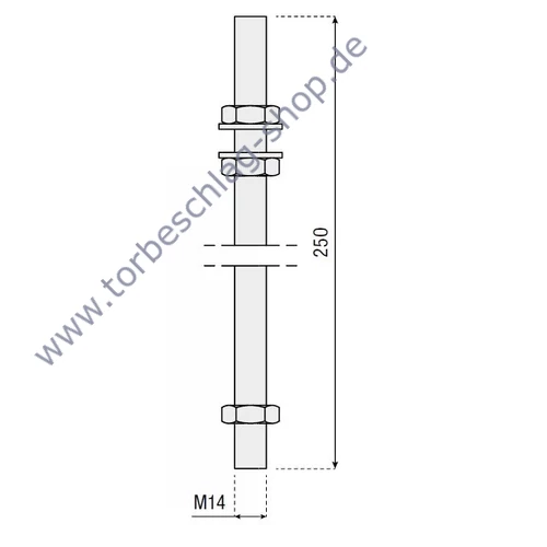 Schraubanker 4er Set für Bodenplatten 303.S und 303.M