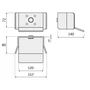 Schiebetorset freitragend, 6 Meter / 510 KG, Laufschiene roh