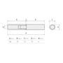 Bild 2/2 - Torangel, Scharniere zum Anschweissen, Flügeltorbeschlag, Höhe 38mm, Durchmesser Ø10mm