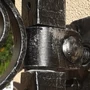 Verbindungszapfen für Halstorband, Torangel, zum Einschweissen in den Torrahmen, für Torrahmenstärke 40mm
